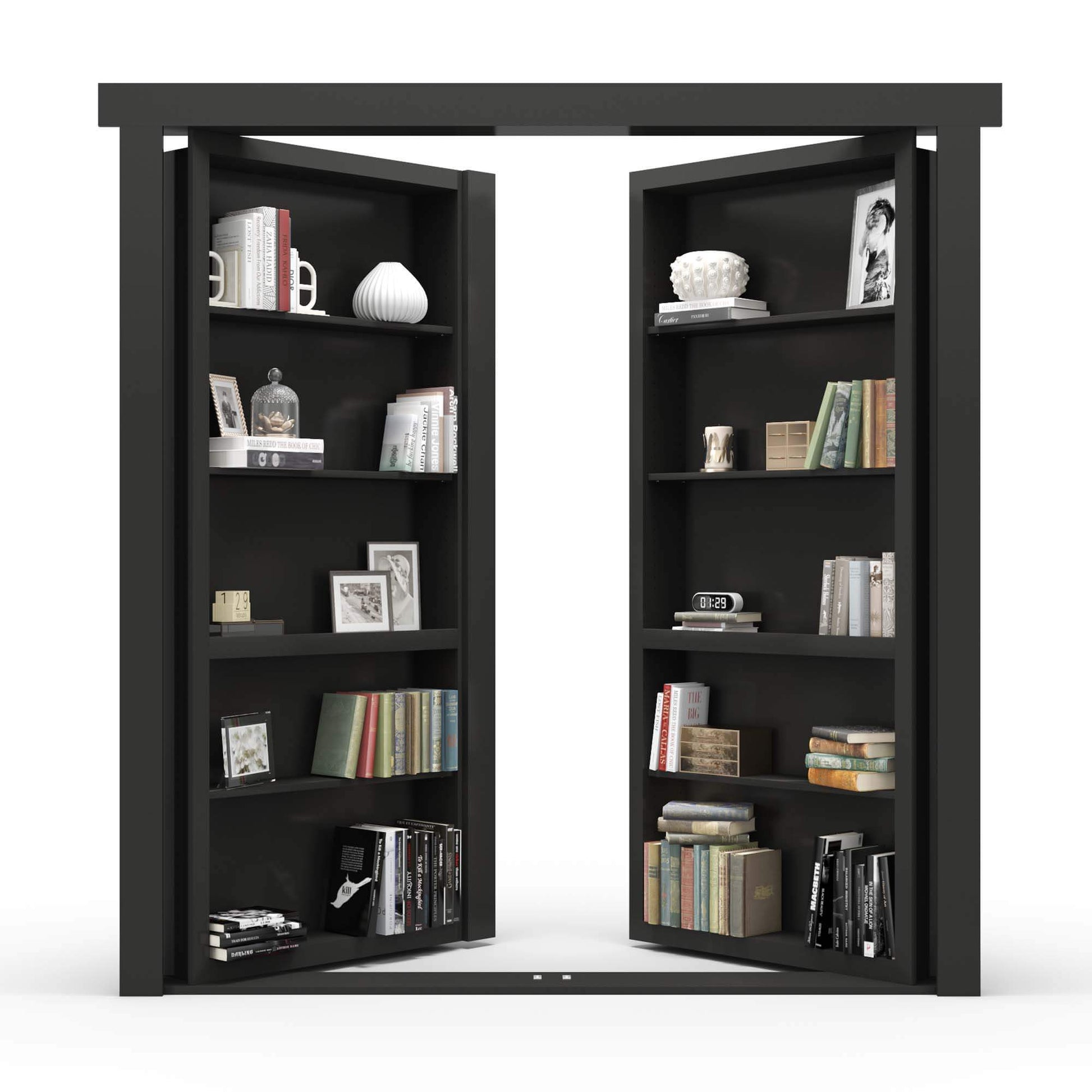 Bookcase French Door - Murphy Door