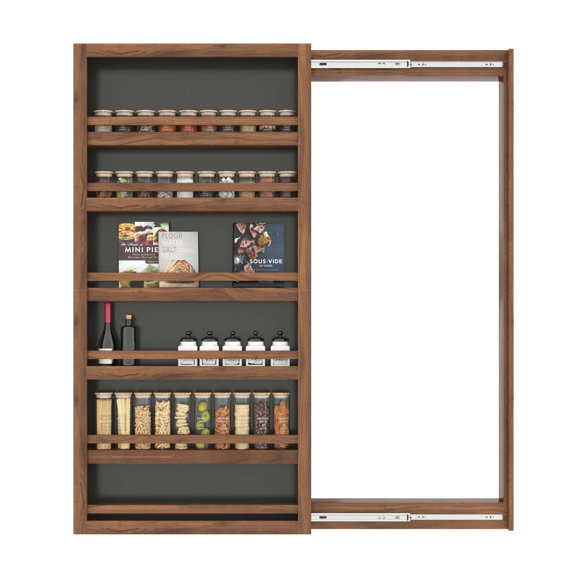 Slideaway Murphy Bookcase - Murphy Door
